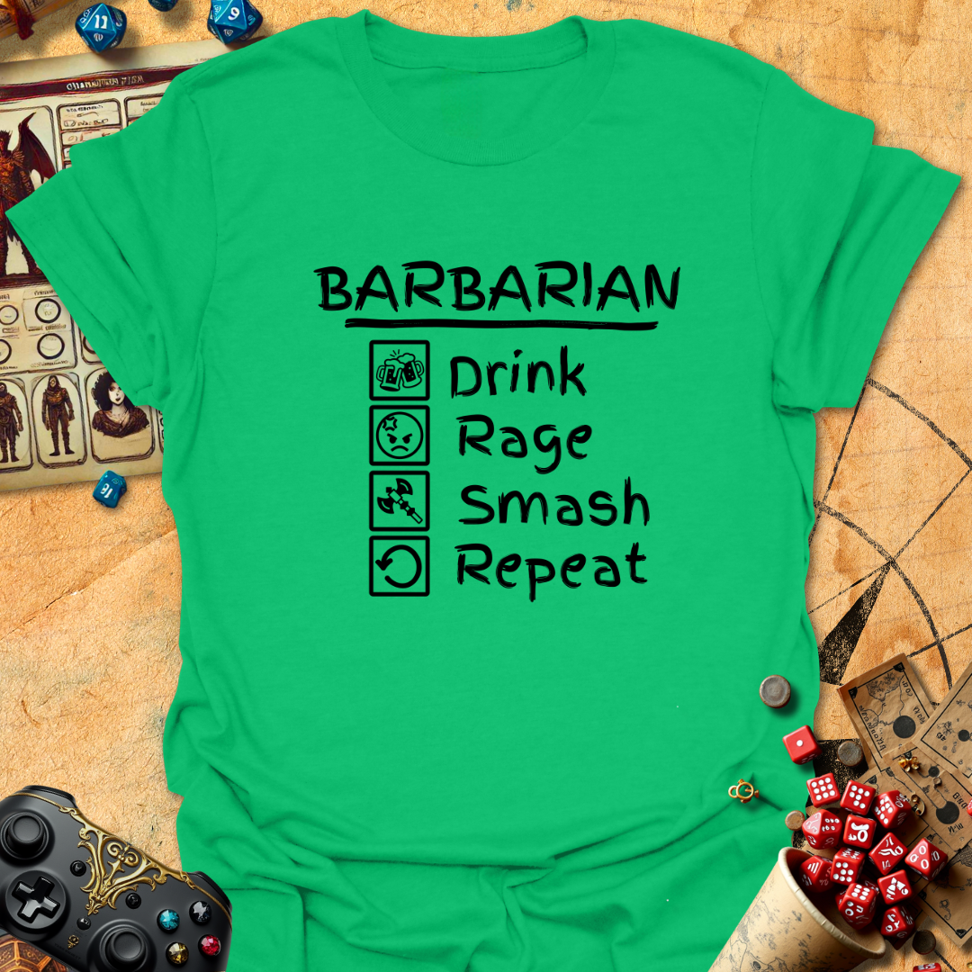 Barbarian Smash Repeat Tee