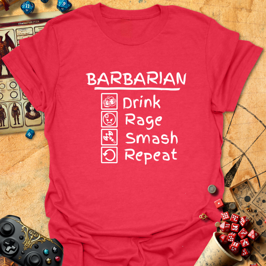 Barbarian Smash Repeat Tee