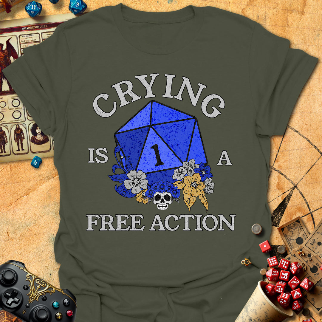 Crying Free Action Tee