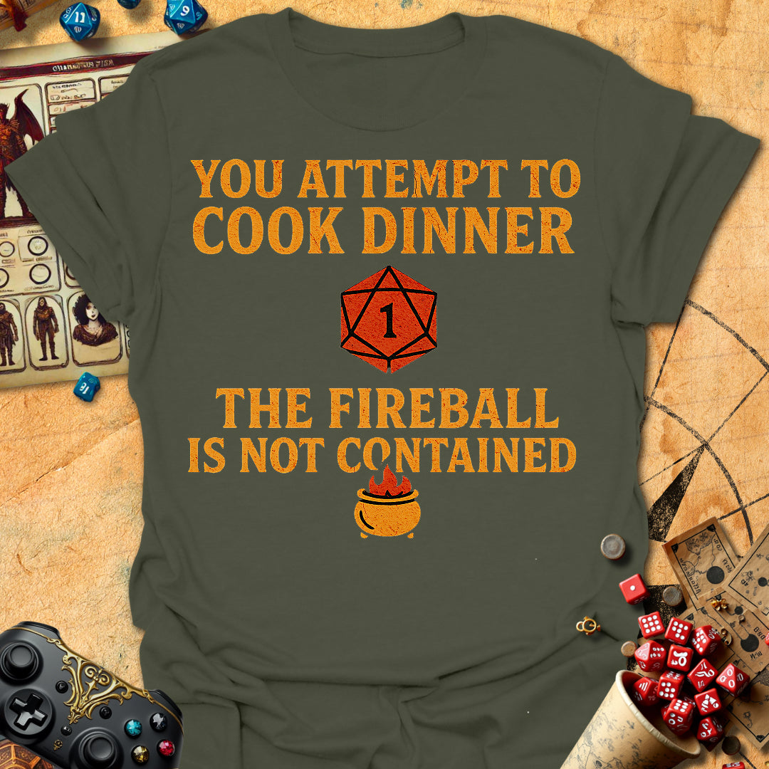 Fireball Not Contained Tee