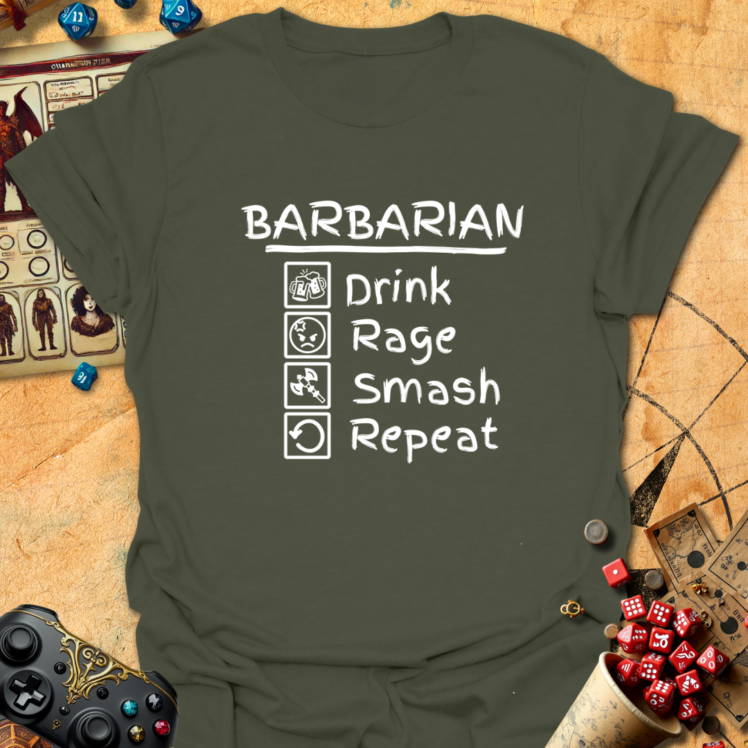 Barbarian Smash Repeat Tee