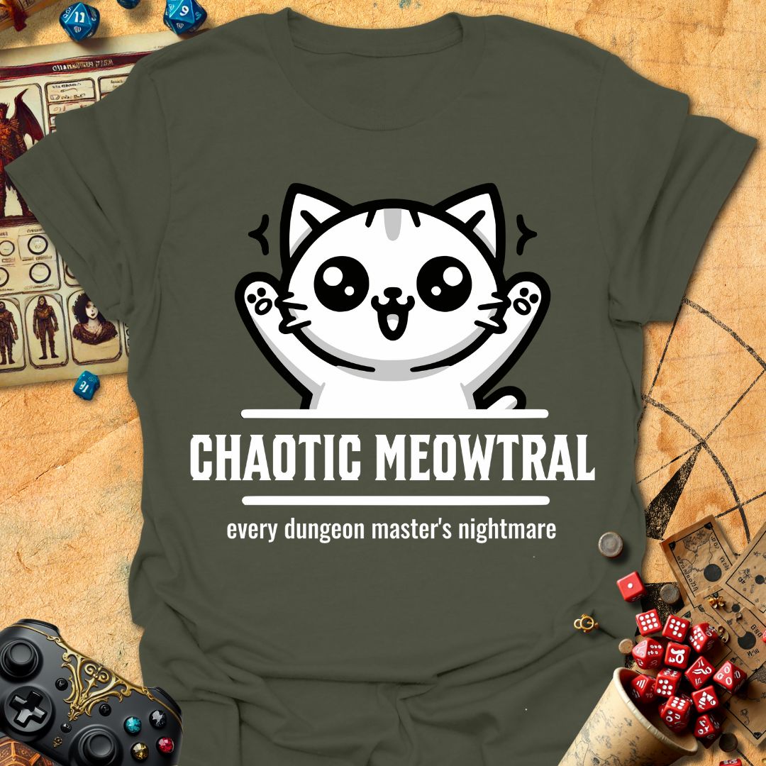 Chaotic Meowtral Tee