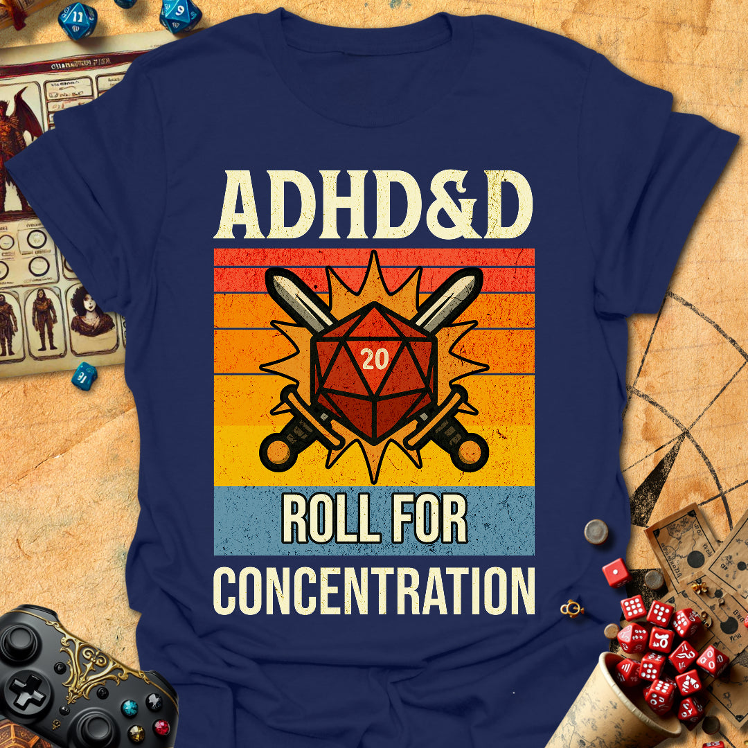 ADHD&D Sunset Tee