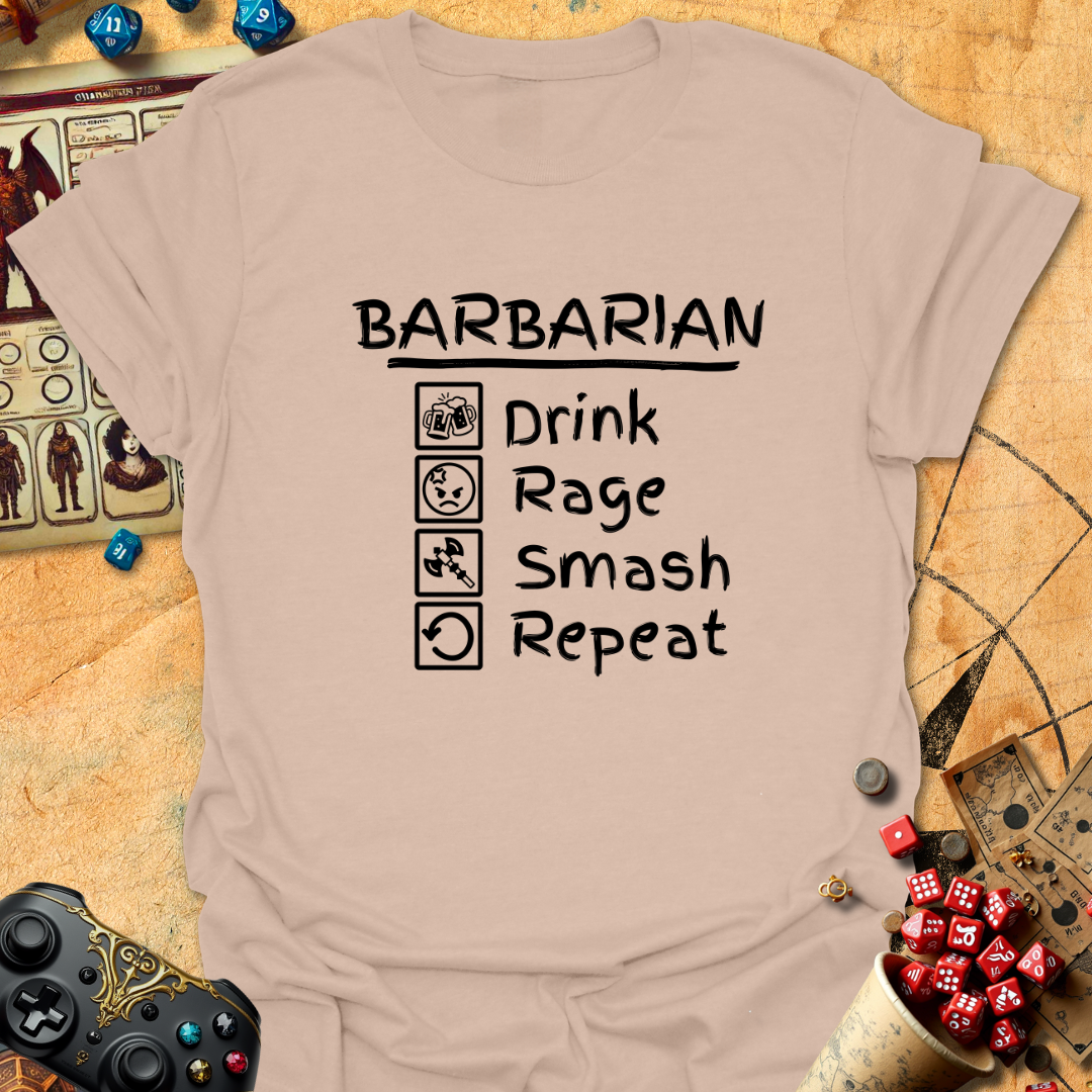 Barbarian Smash Repeat Tee