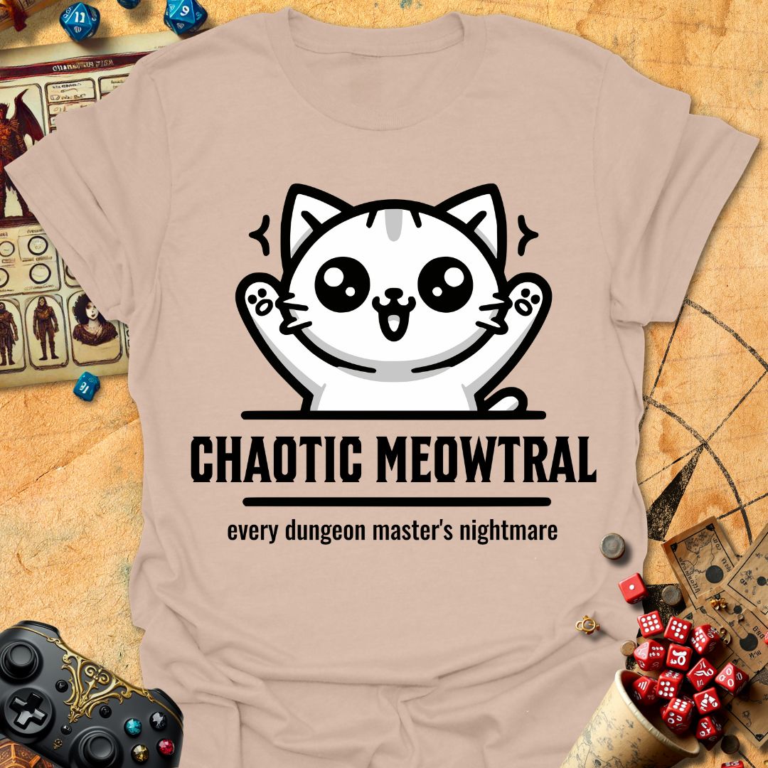 Chaotic Meowtral Tee