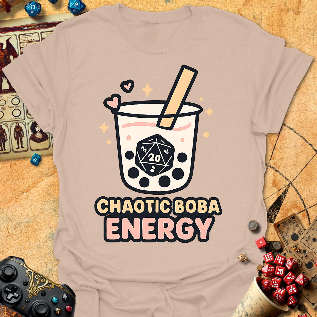 Chaotic Boba Energy Tee