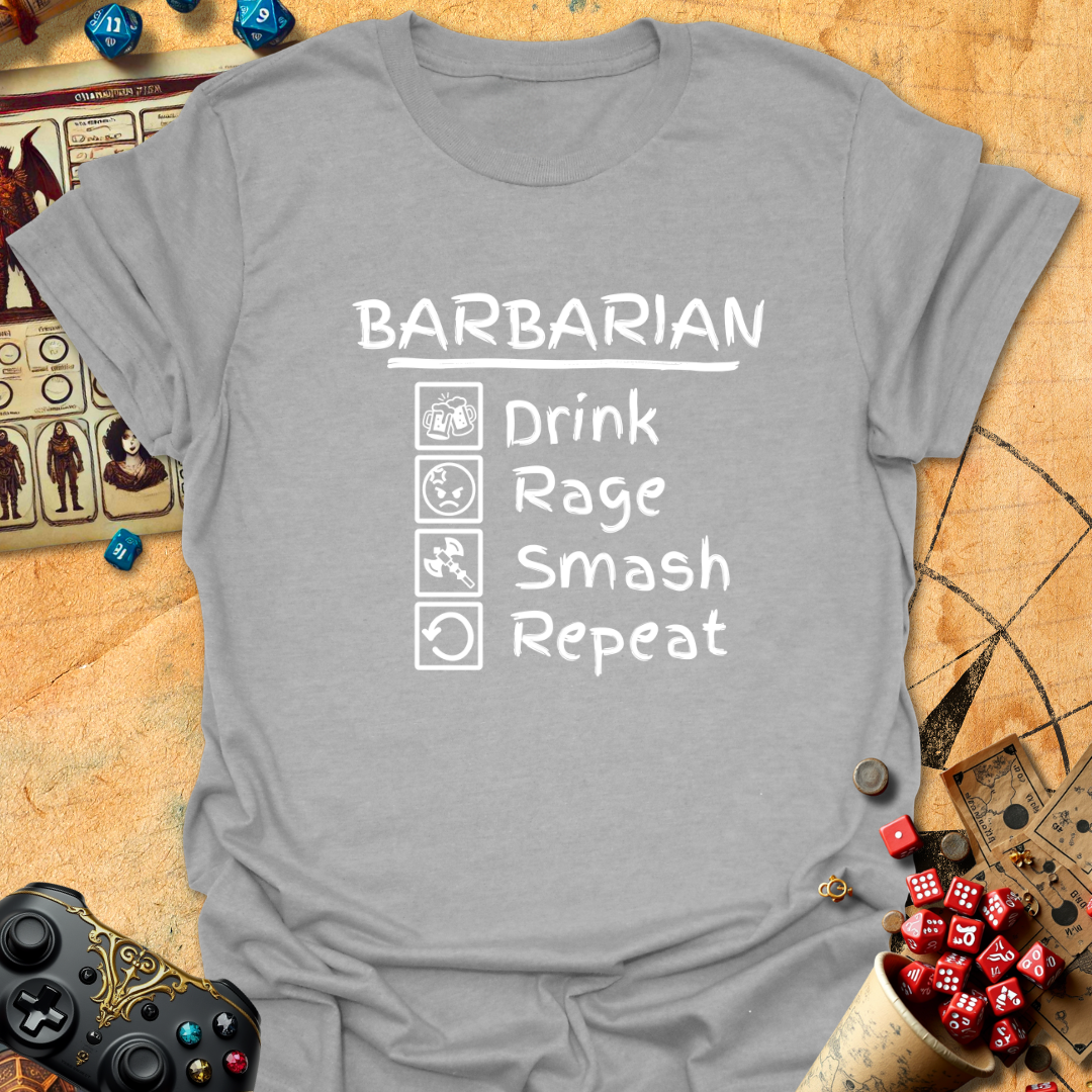 Barbarian Smash Repeat Tee