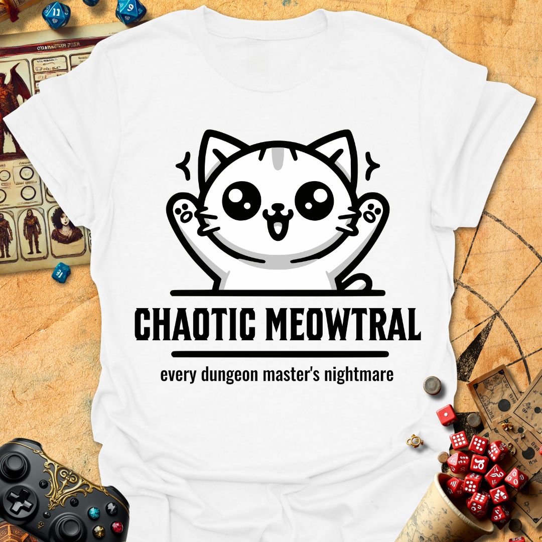 Chaotic Meowtral Tee
