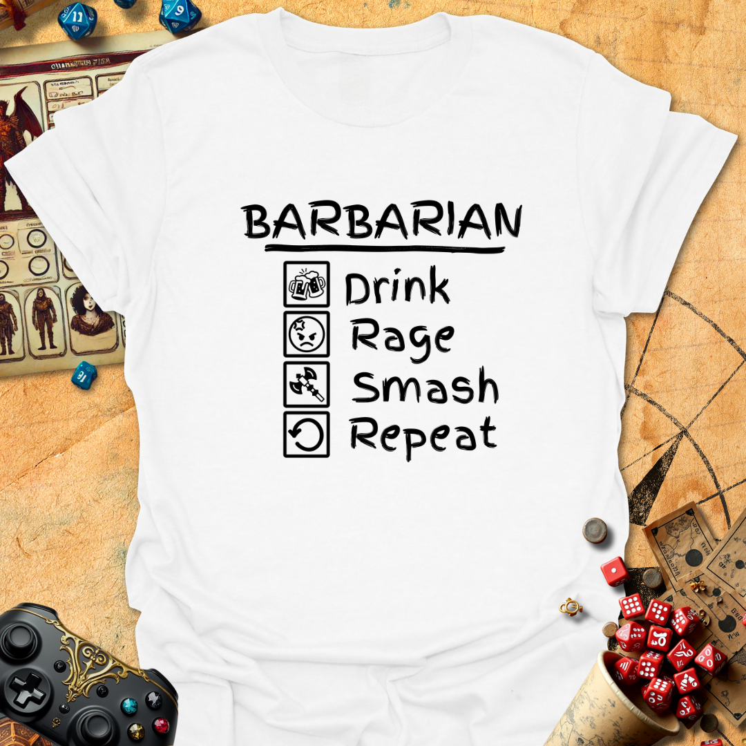 Barbarian Smash Repeat Tee