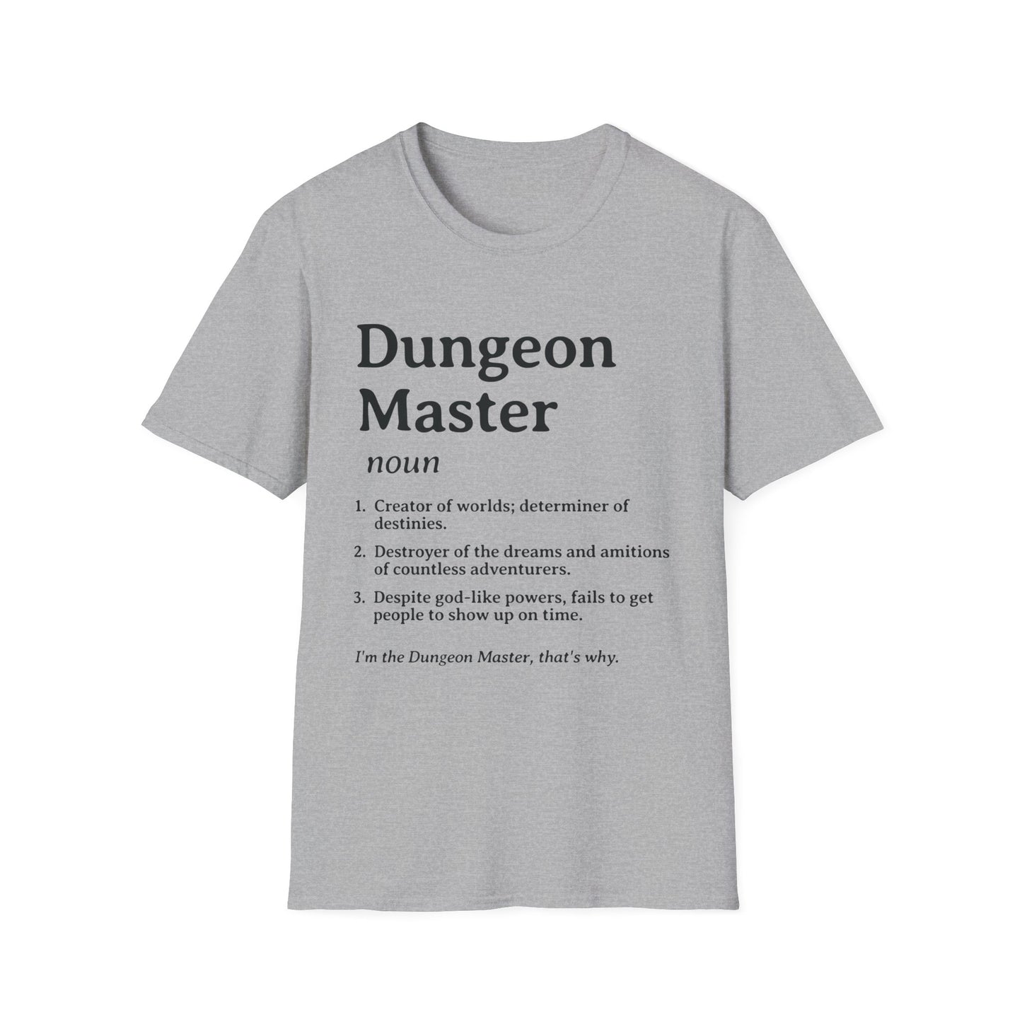 Dungeon Master Definition Tee