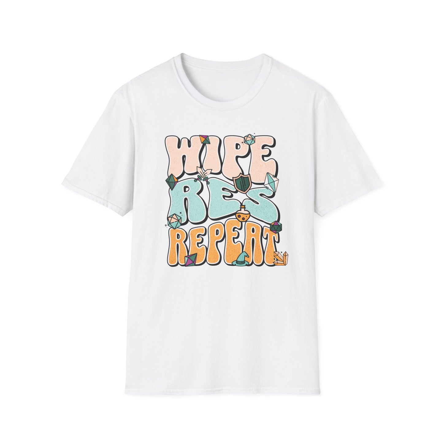 Wipe Res Repeat Color T-Shirt