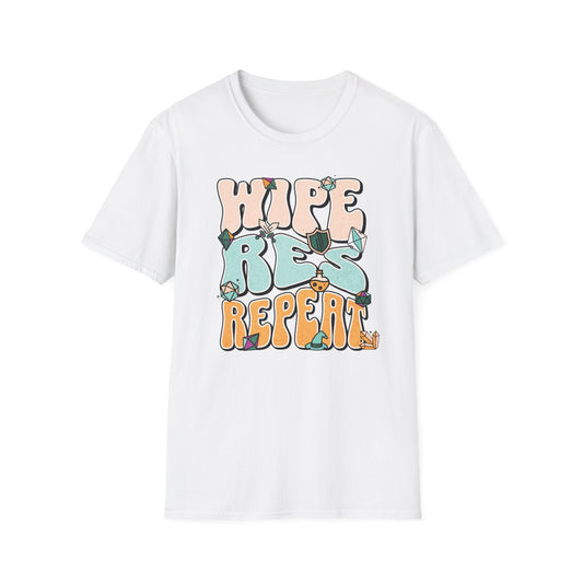 Wipe Res Repeat Color T-Shirt