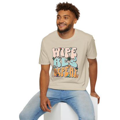 Wipe Res Repeat Color T-Shirt