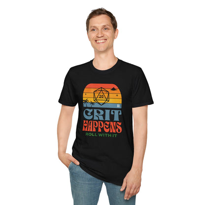 Crit Happens Retro T-Shirt