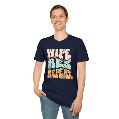 Wipe Res Repeat Color T-Shirt