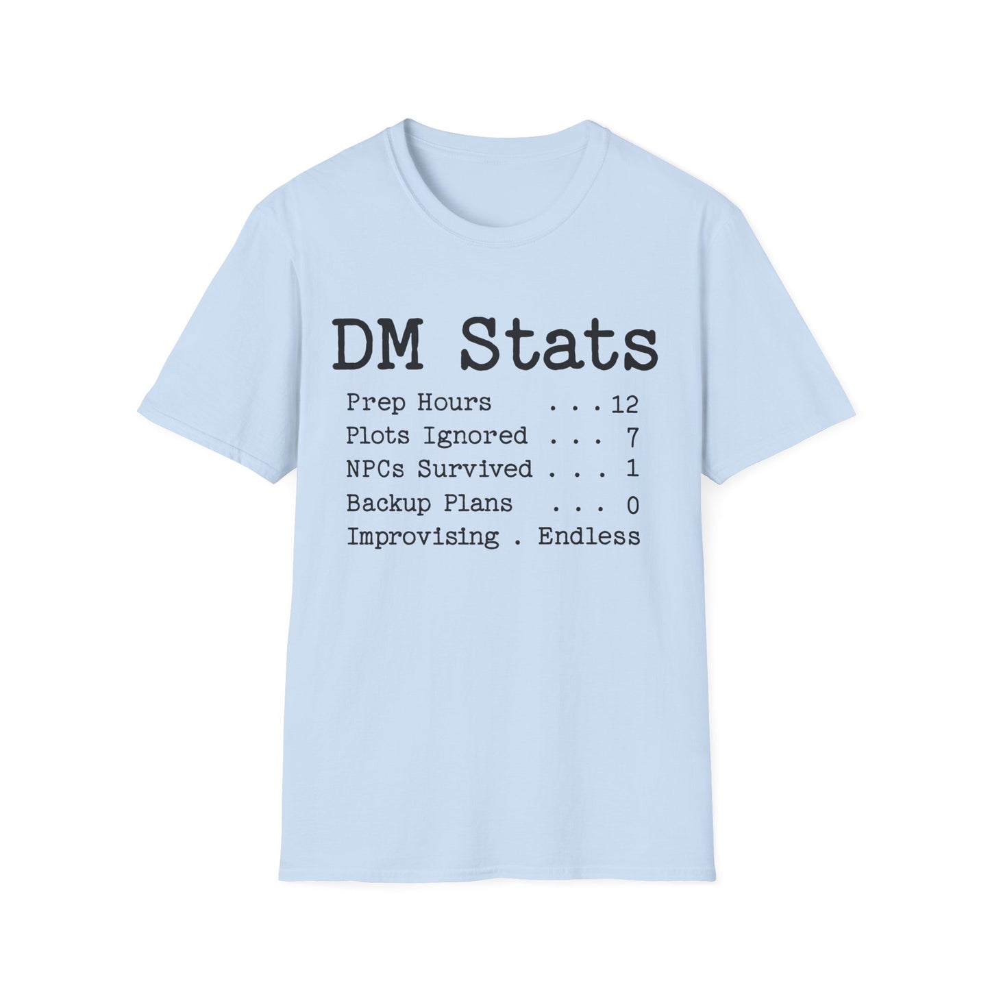 DM Stats Tee