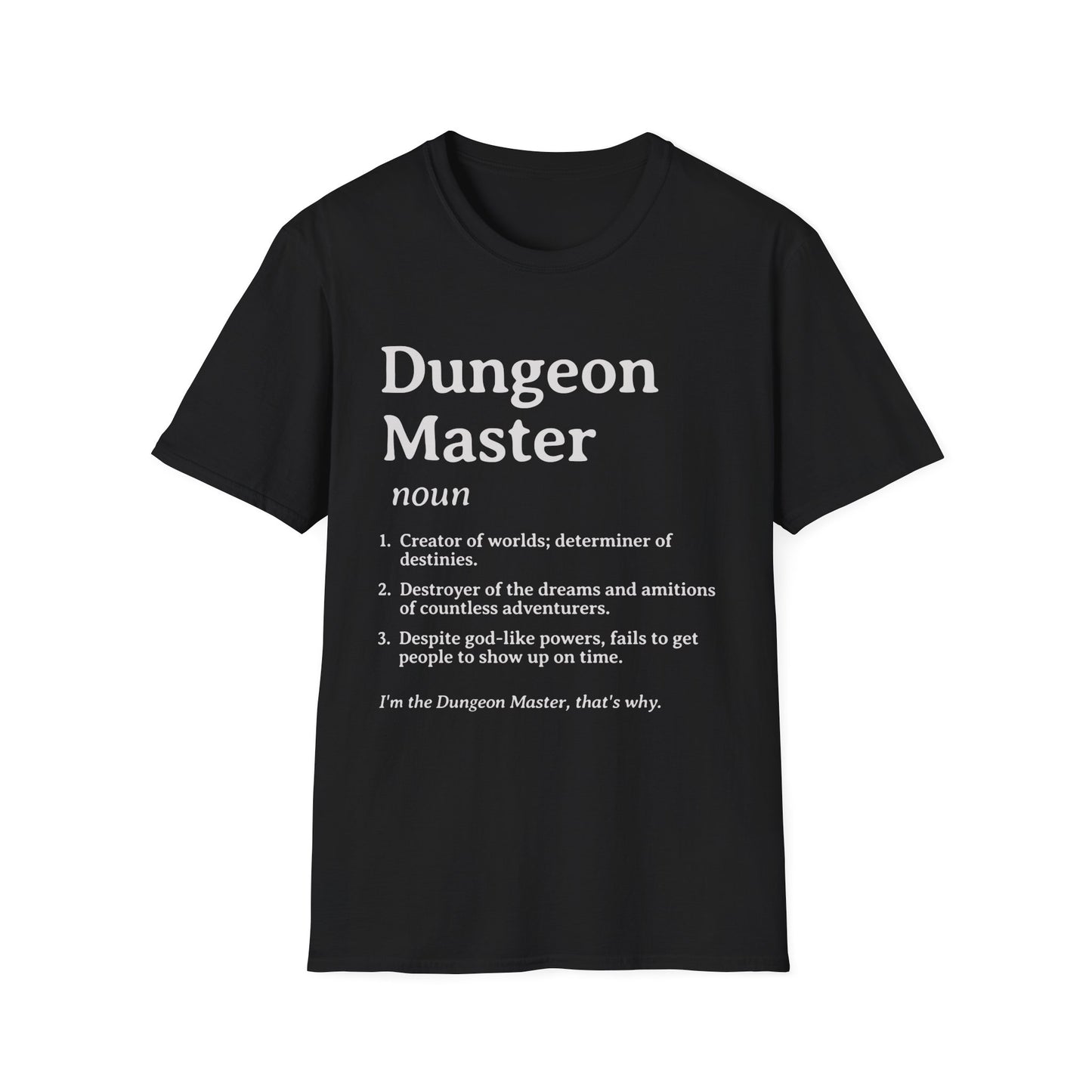 Dungeon Master Definition Tee