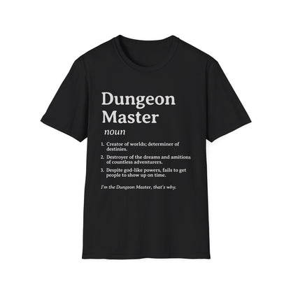 Dungeon Master Definition Tee