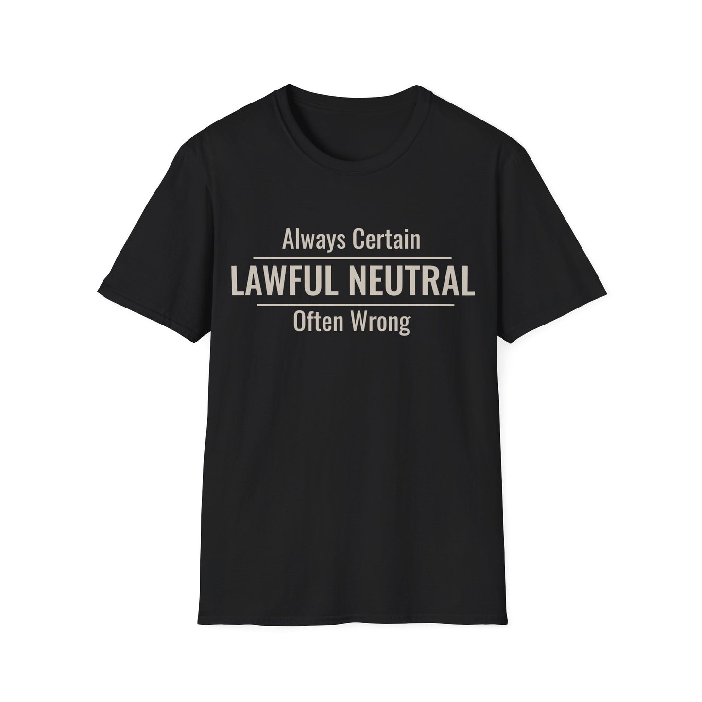 Lawful Neutral Tee