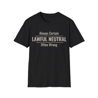 Lawful Neutral Tee