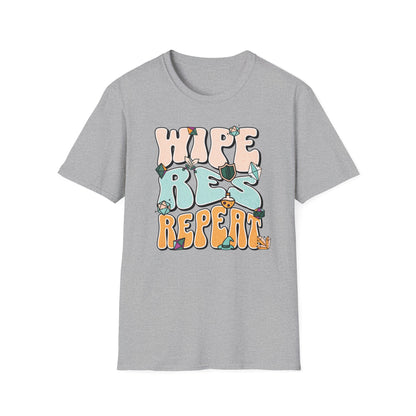 Wipe Res Repeat Color T-Shirt