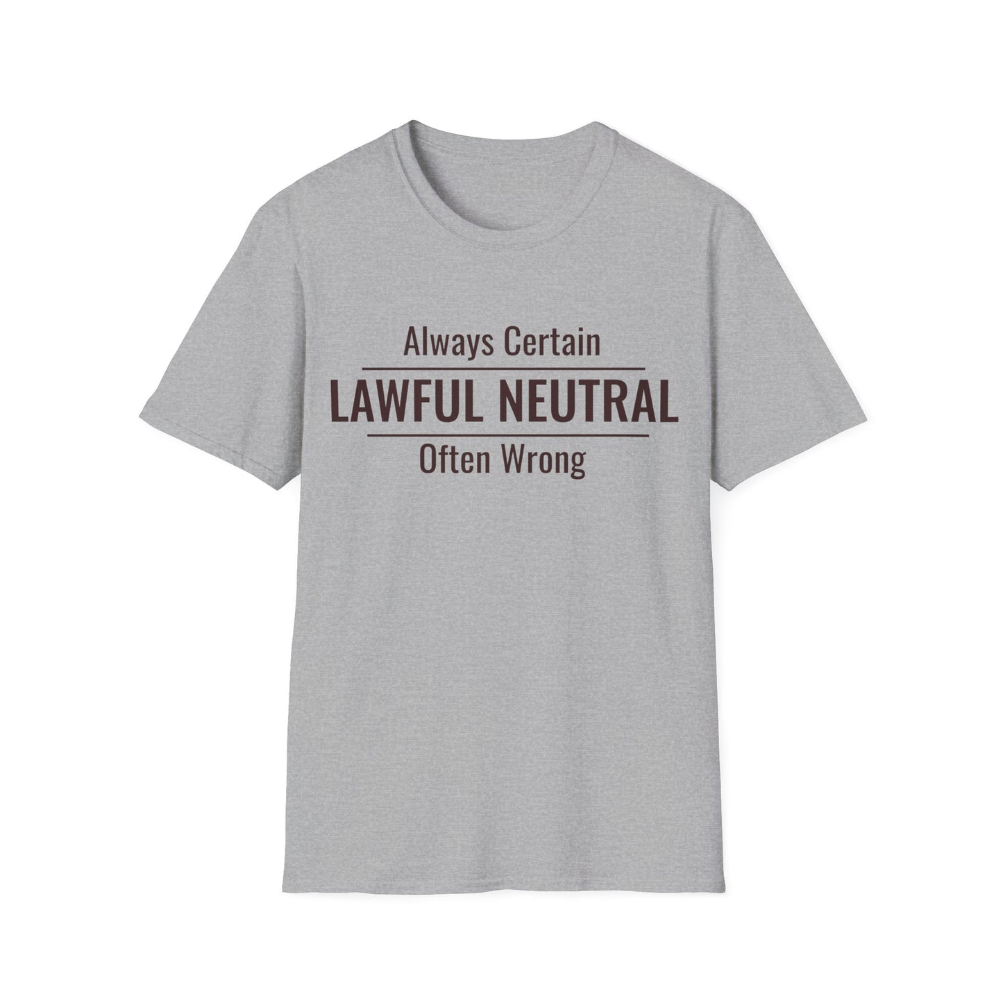 Lawful Neutral Tee