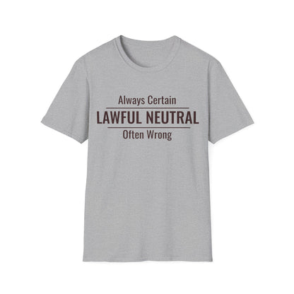 Lawful Neutral Tee