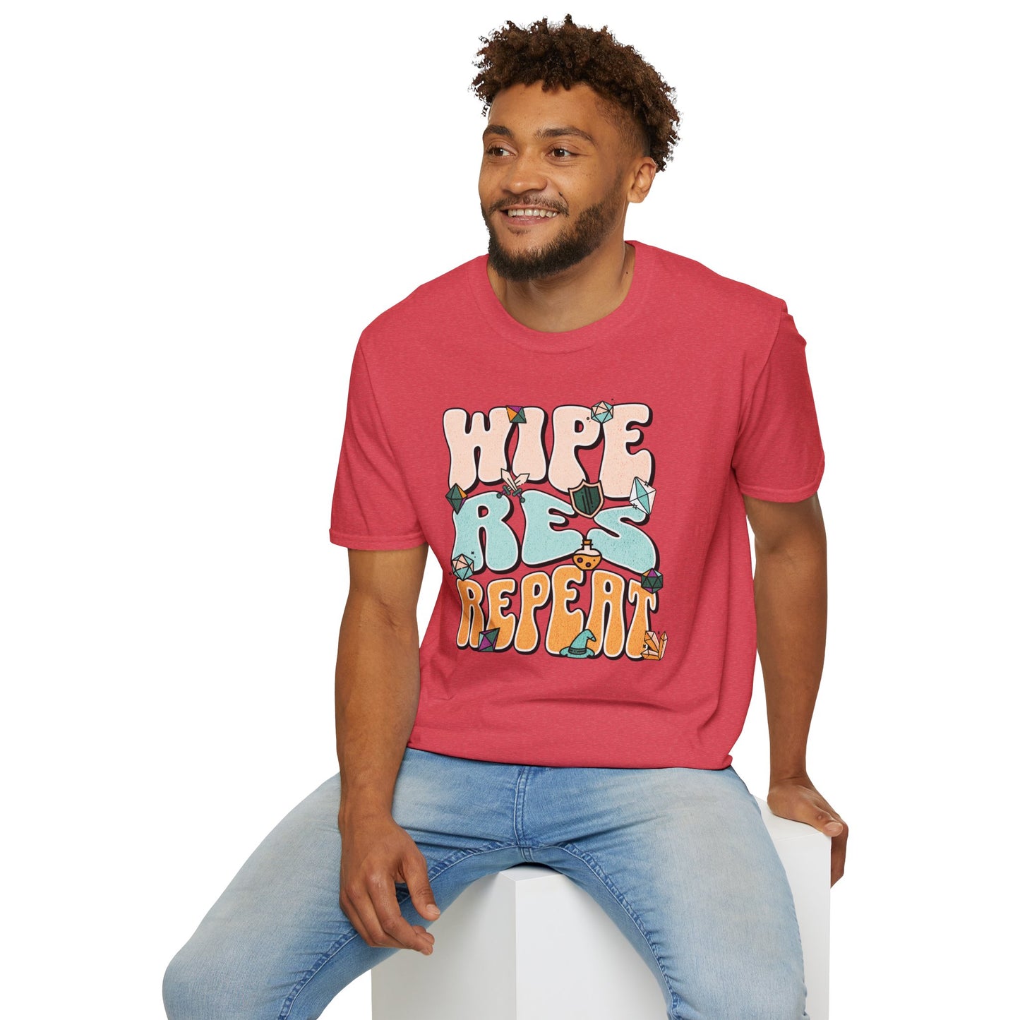 Wipe Res Repeat Color T-Shirt