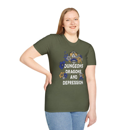 Dungeons Dragons Depression T-Shirt