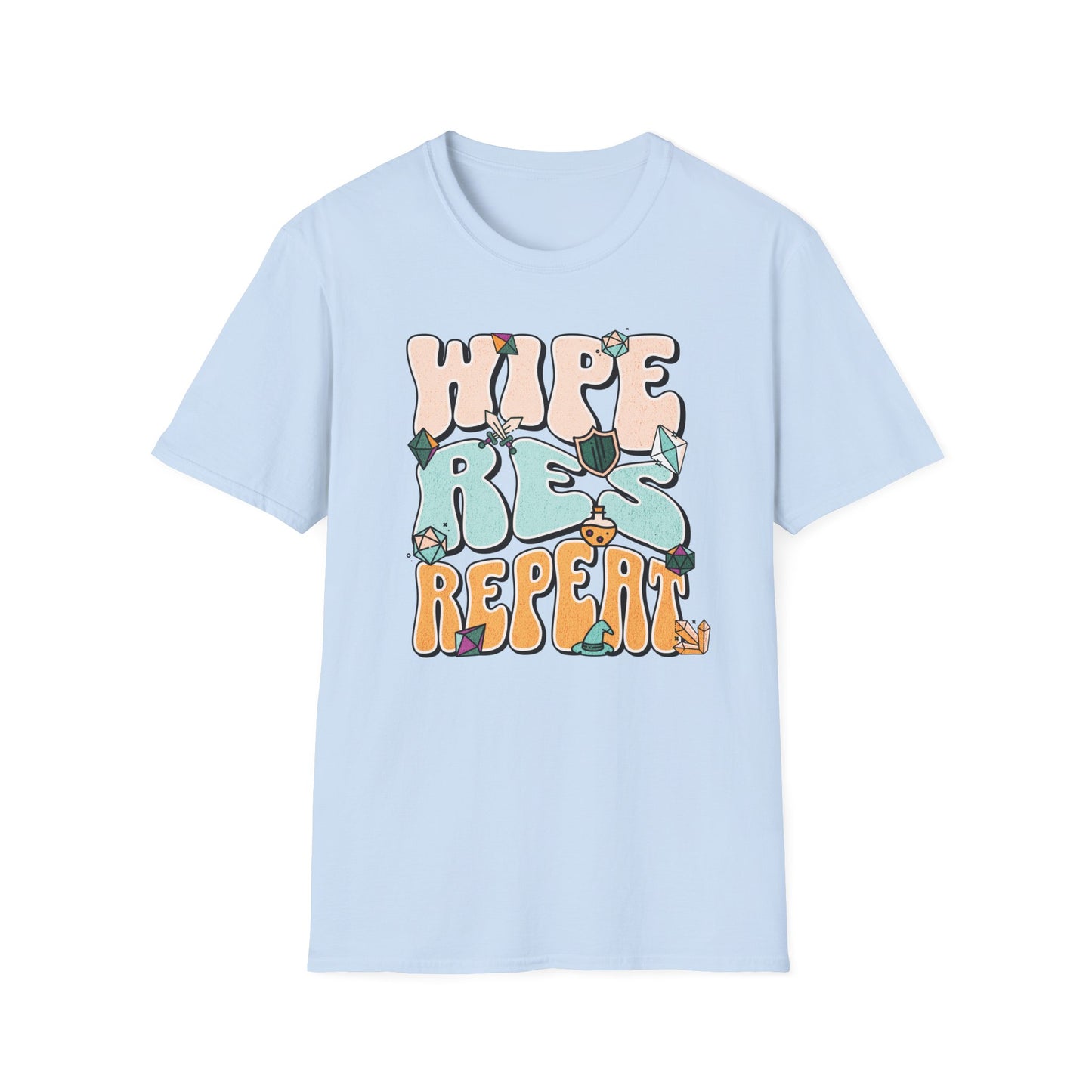 Wipe Res Repeat Color T-Shirt