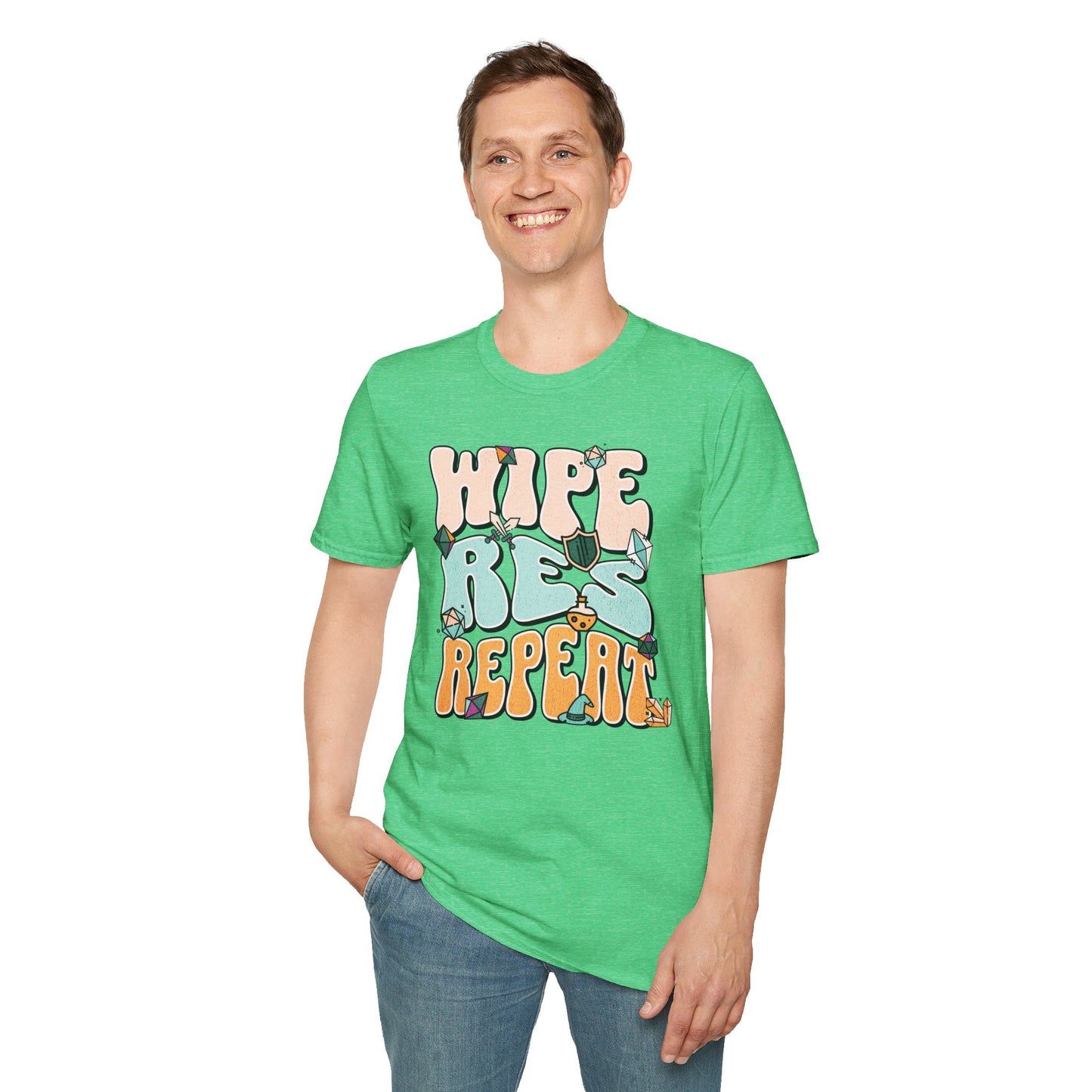 Wipe Res Repeat Color T-Shirt