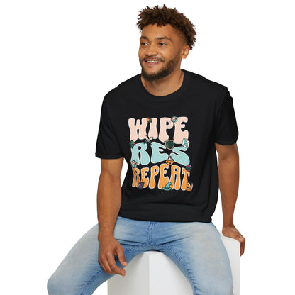 Wipe Res Repeat Color T-Shirt