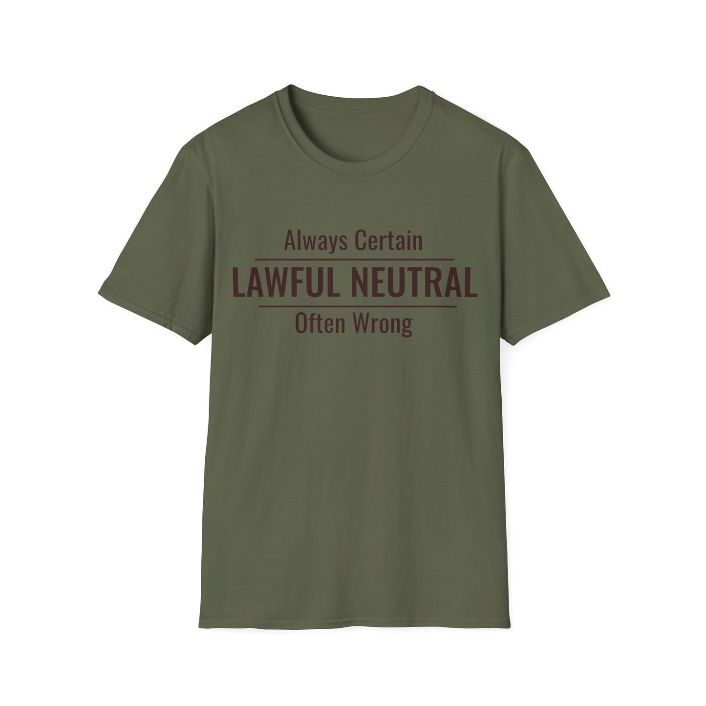 Lawful Neutral Tee