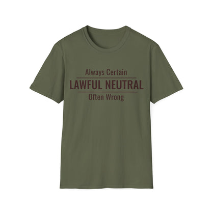 Lawful Neutral Tee