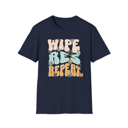 Wipe Res Repeat Color T-Shirt