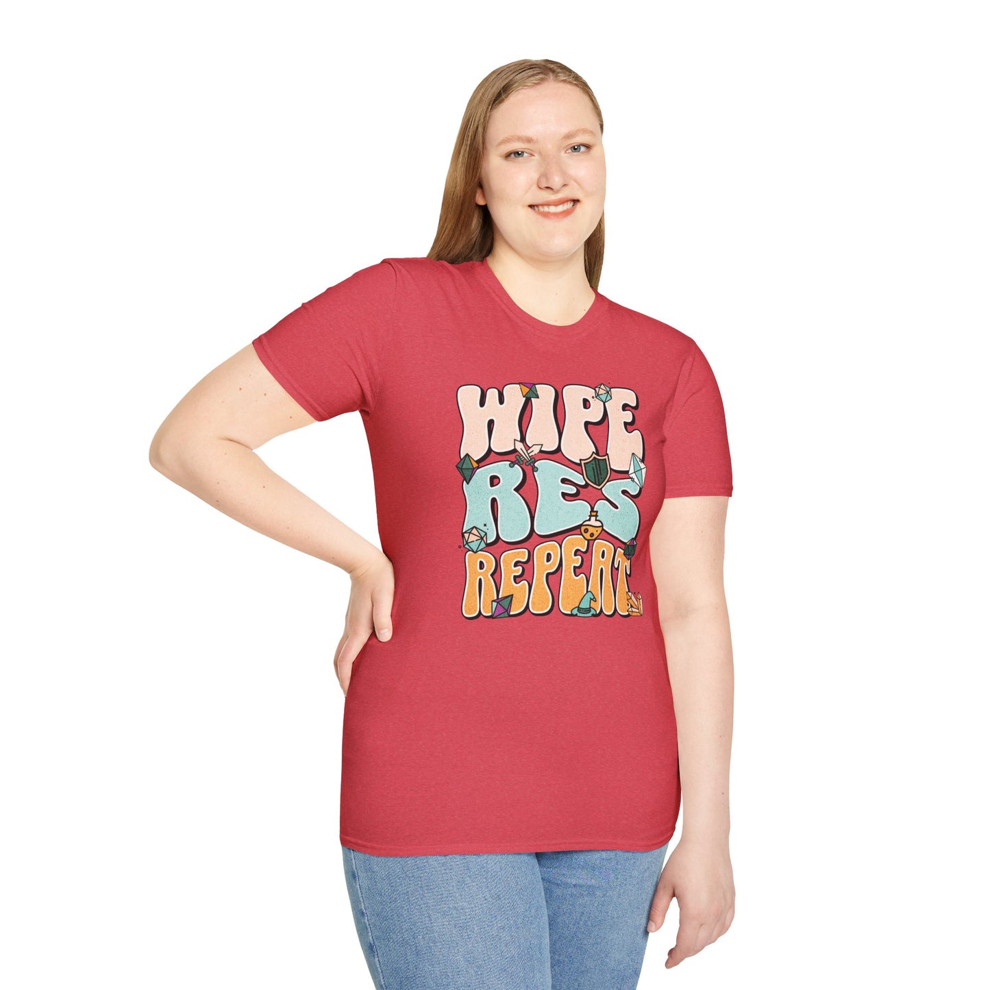 Wipe Res Repeat Color T-Shirt