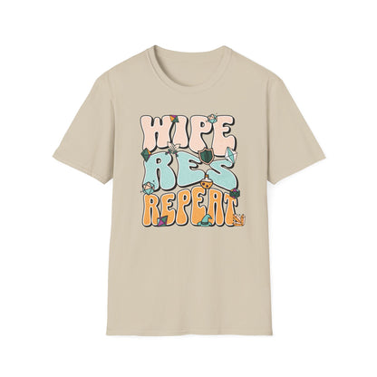 Wipe Res Repeat Color T-Shirt