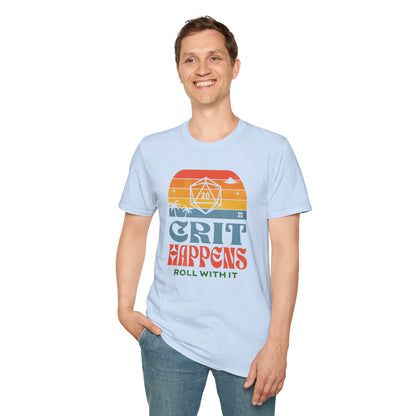 Crit Happens Retro T-Shirt