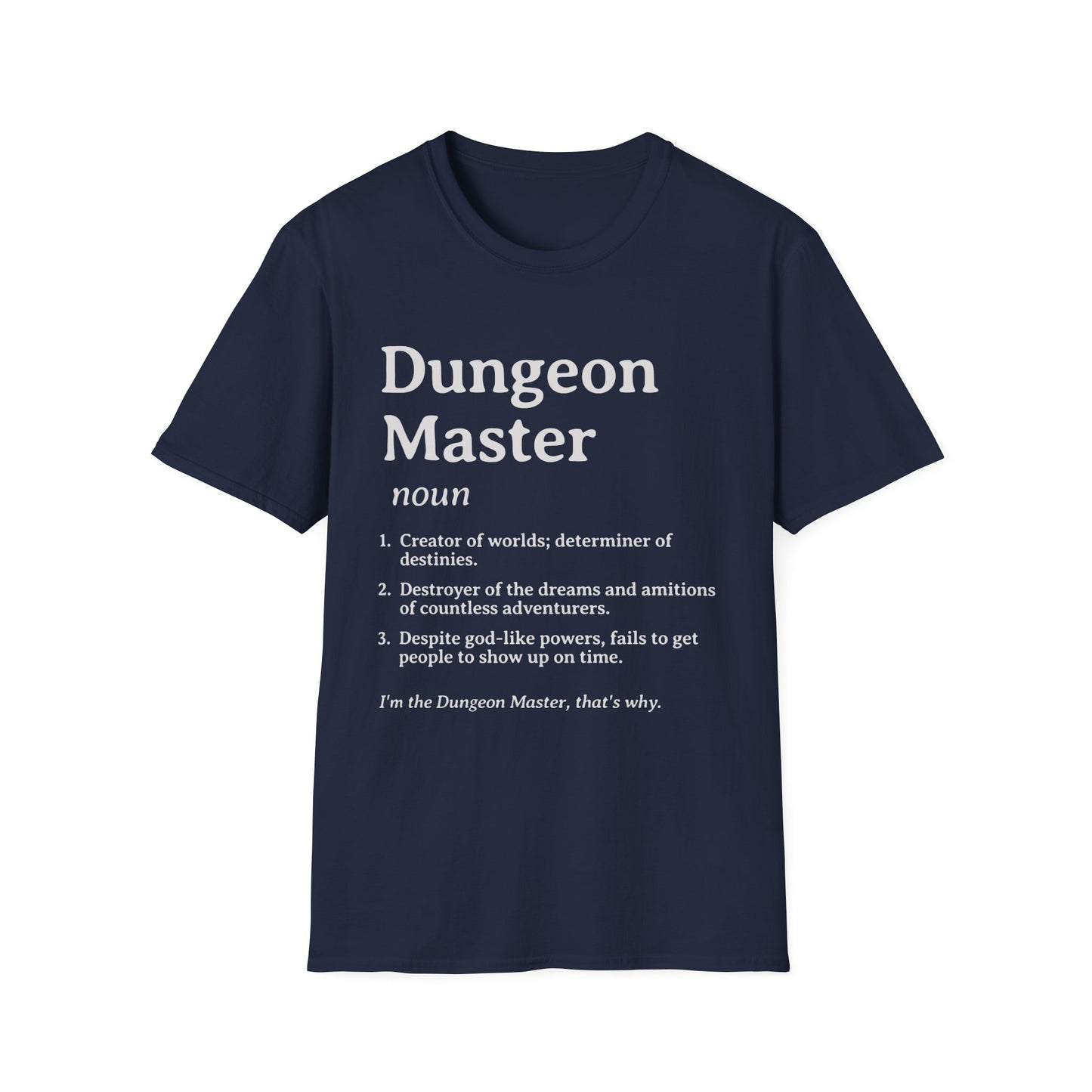 Dungeon Master Definition Tee