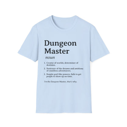 Dungeon Master Definition Tee