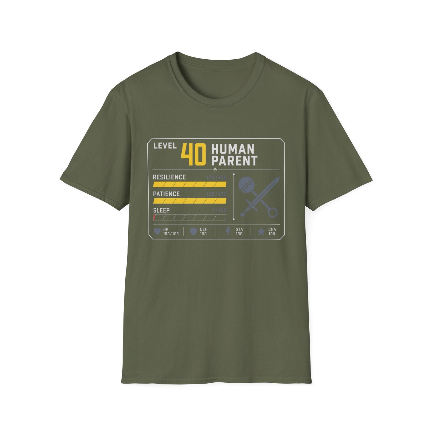 LVL 40 Human Parent Tee