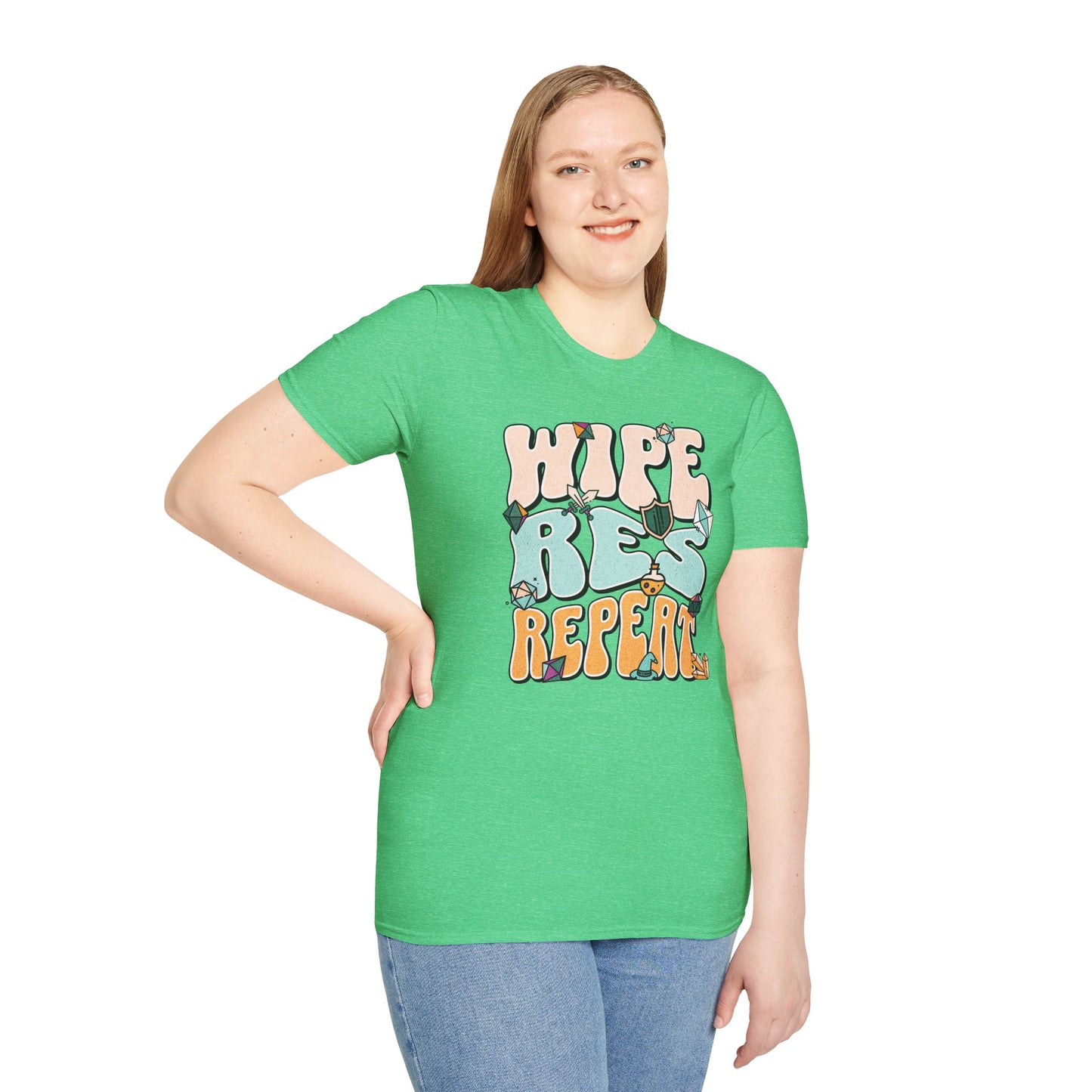 Wipe Res Repeat Color T-Shirt