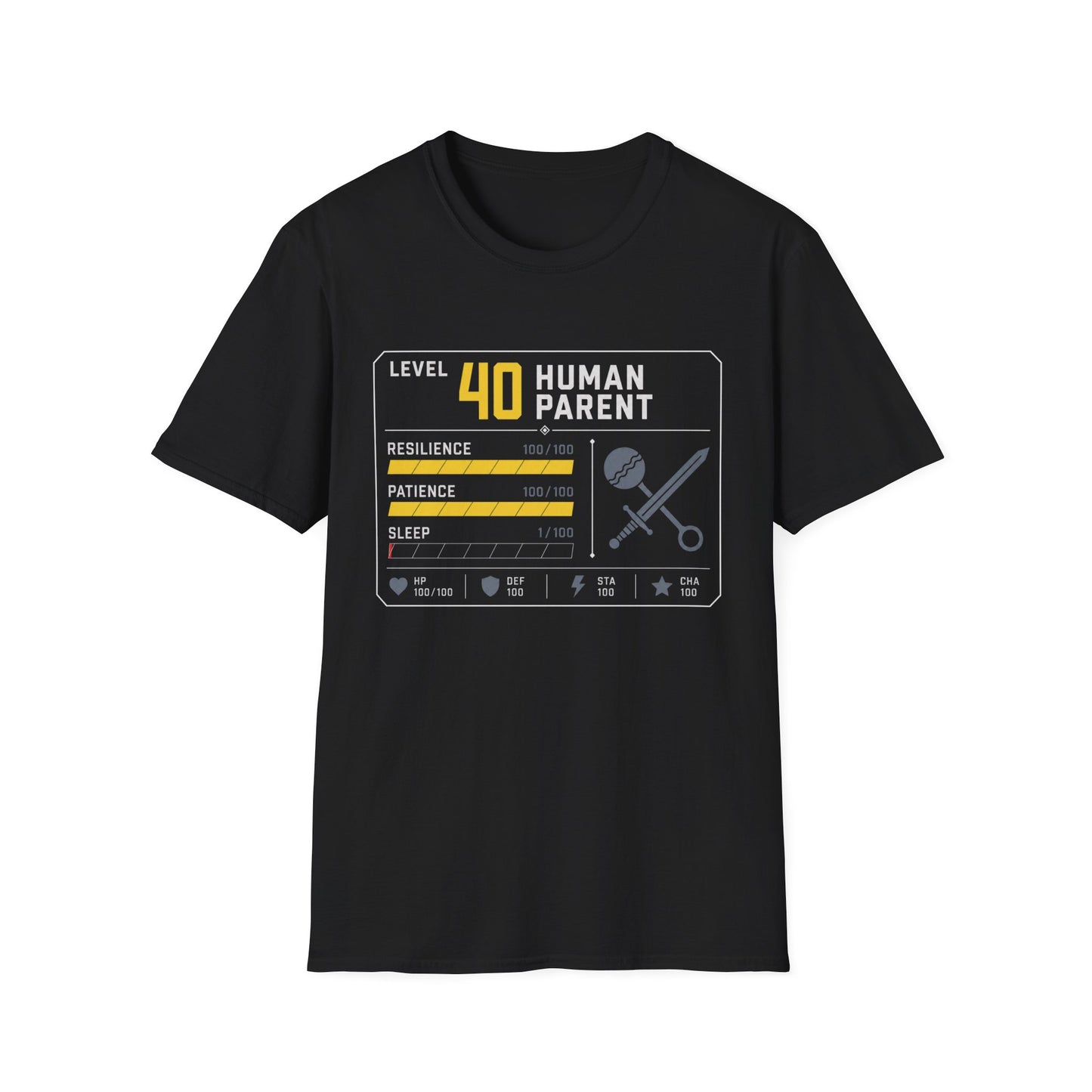 LVL 40 Human Parent Tee