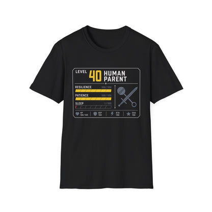 LVL 40 Human Parent Tee