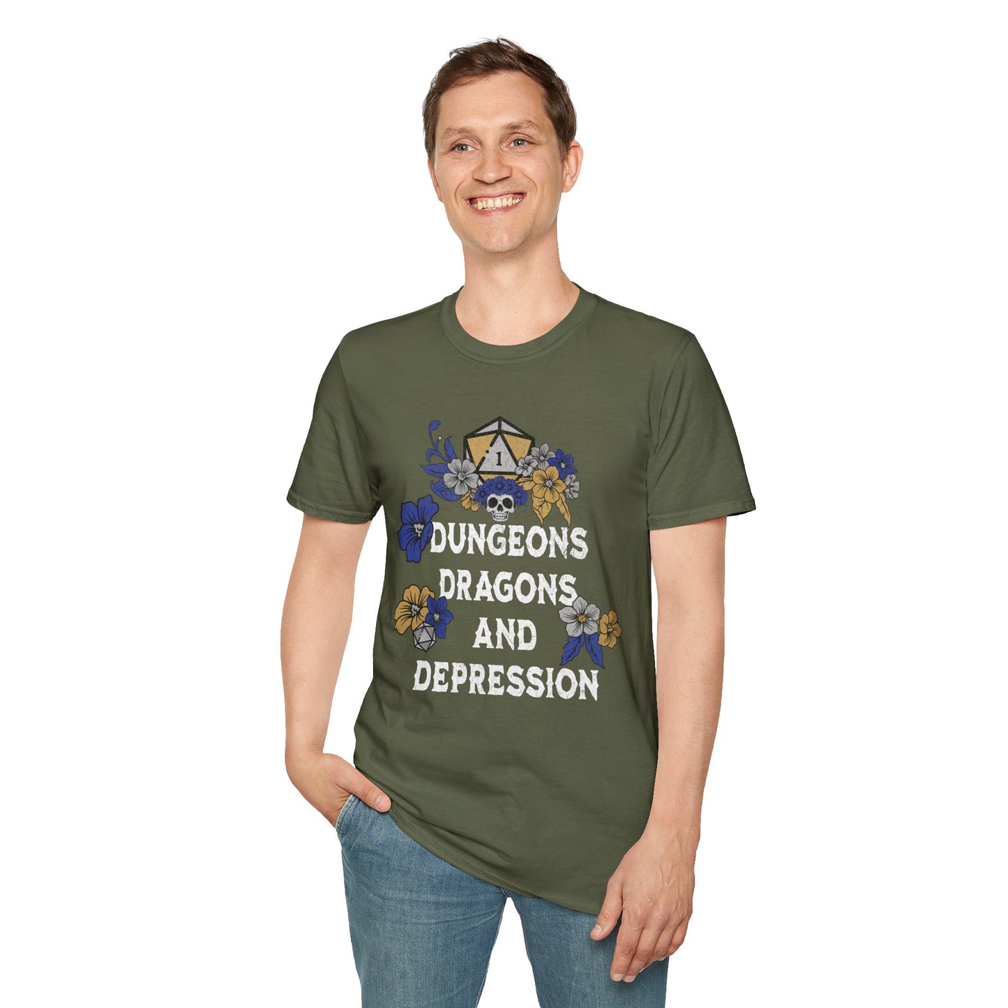 Dungeons Dragons Depression T-Shirt