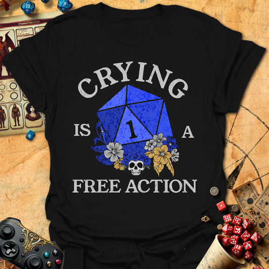 Crying Free Action Tee