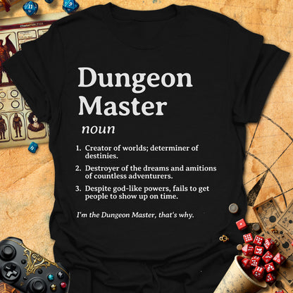 Dungeon Master Definition Tee
