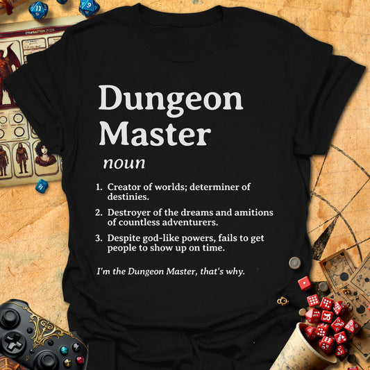 Dungeon Master Definition Tee