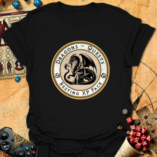 Resting XP Face Emblem Tee