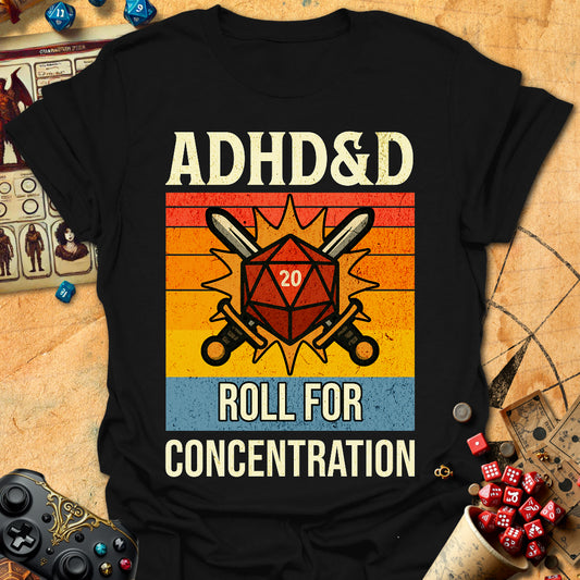 ADHD&D Sunset Tee